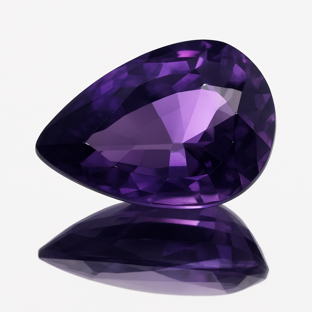 Natural violet sapphire