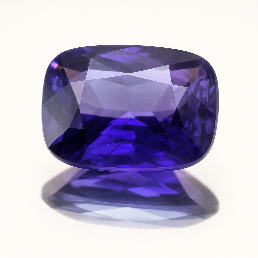 Natural violet sapphire